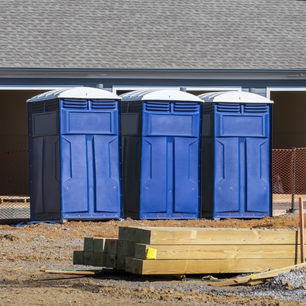 is there a specific order in which to place multiple portable toilets in Soda Springs Idaho